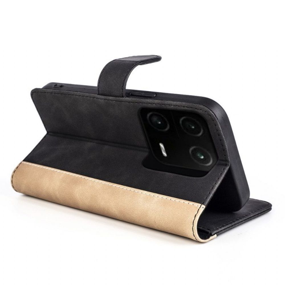 Flip Case Für Xiaomi 13 Pro Wave-lederstil