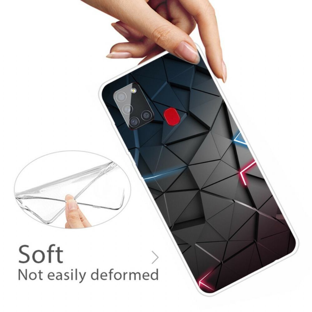 Handyhülle Für Samsung Galaxy A21s Flexible Geometrie