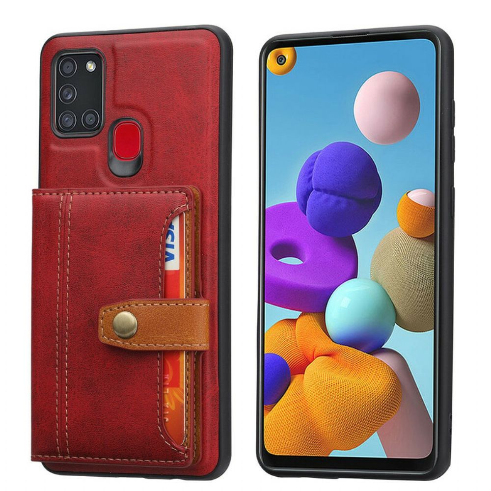 Handyhülle Für Samsung Galaxy A21s Kartenhalter Riemenhalter