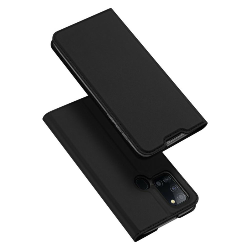 Schutzhülle Für Samsung Galaxy A21s Flip Case Dux Ducis Pro-skin