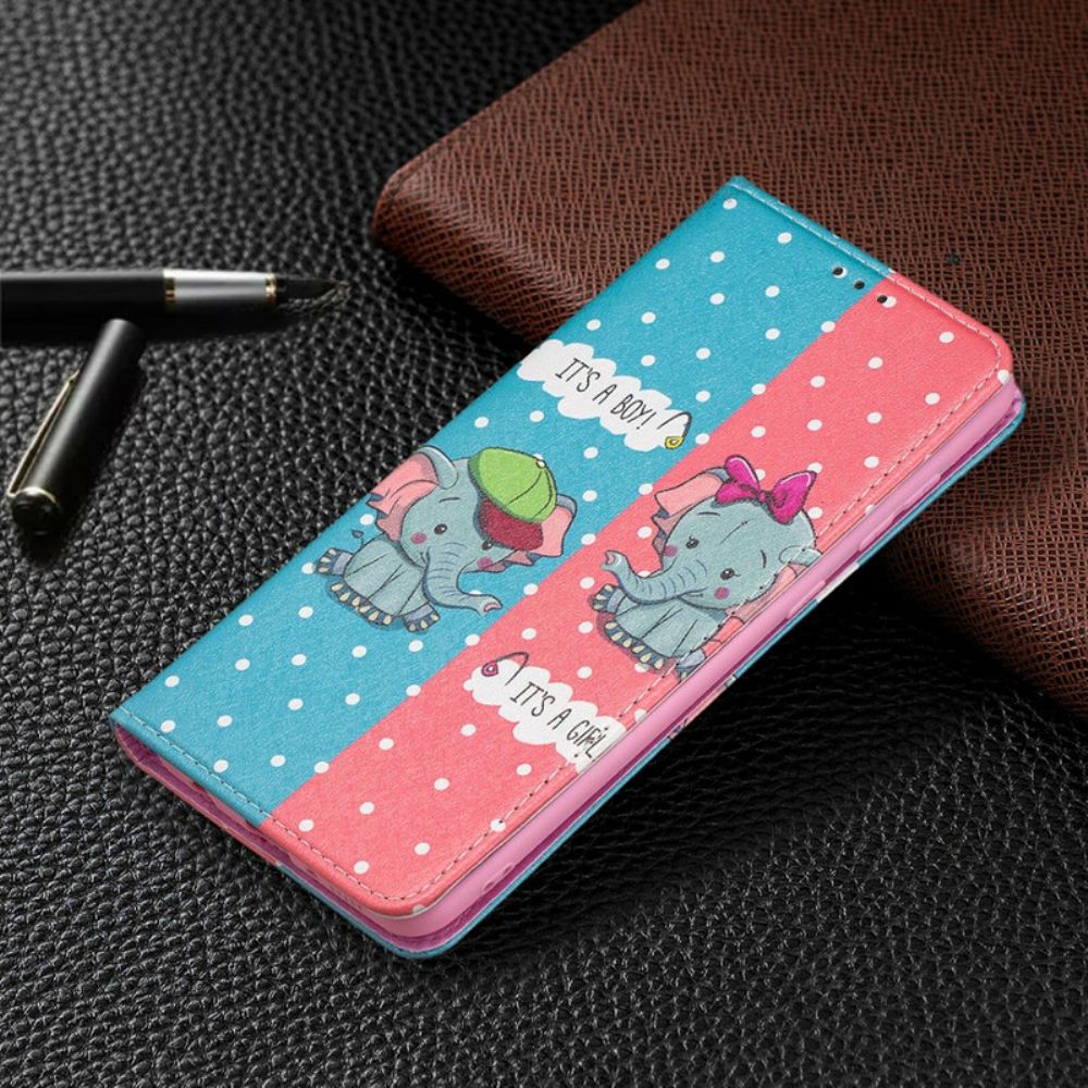 Schutzhülle Für Samsung Galaxy A21s Flip Case Elefantenbabys