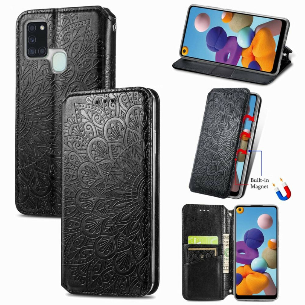 Schutzhülle Für Samsung Galaxy A21s Flip Case Mandalas