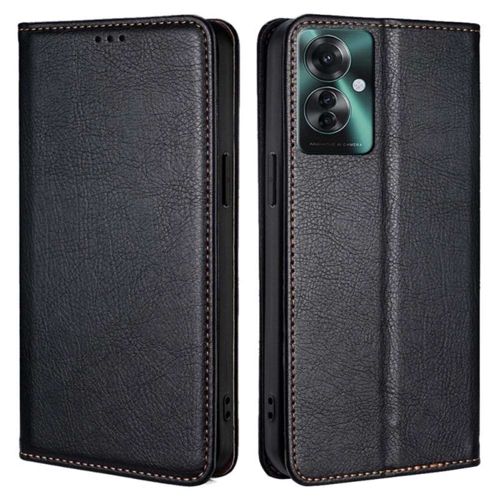 Flip Case Oppo Reno 11f 5g Handyhülle Lederstruktur