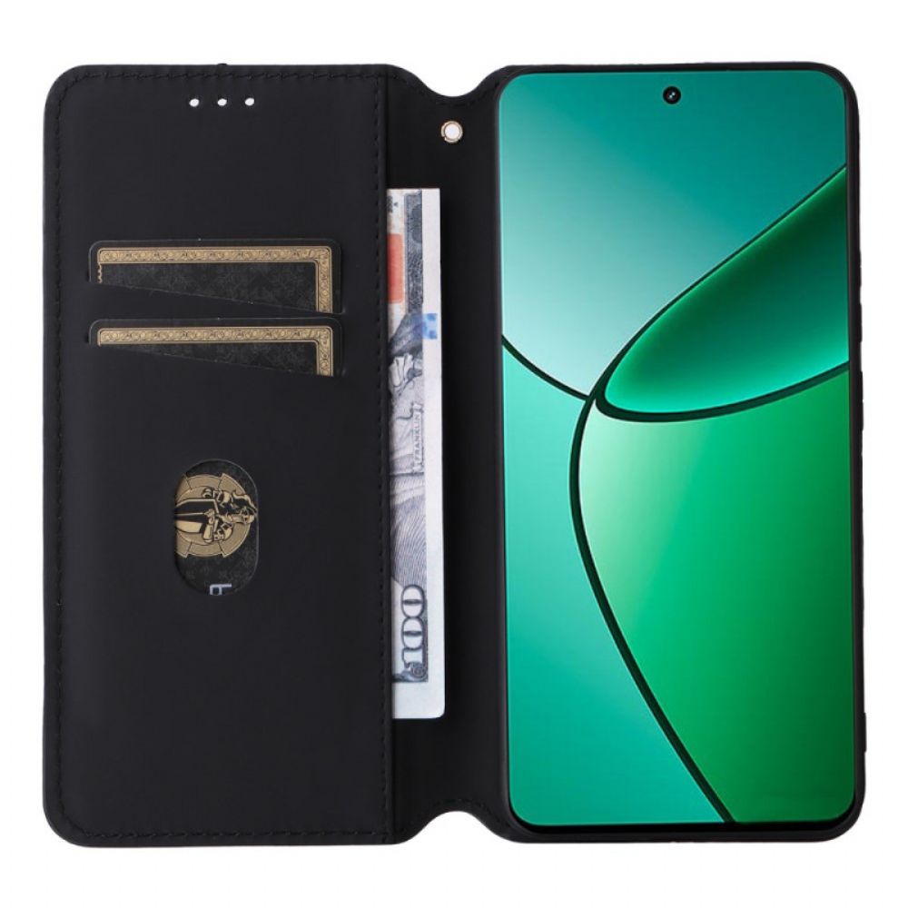 Flip Case Oppo Reno 11f 5g Handyhülle Rautenmuster