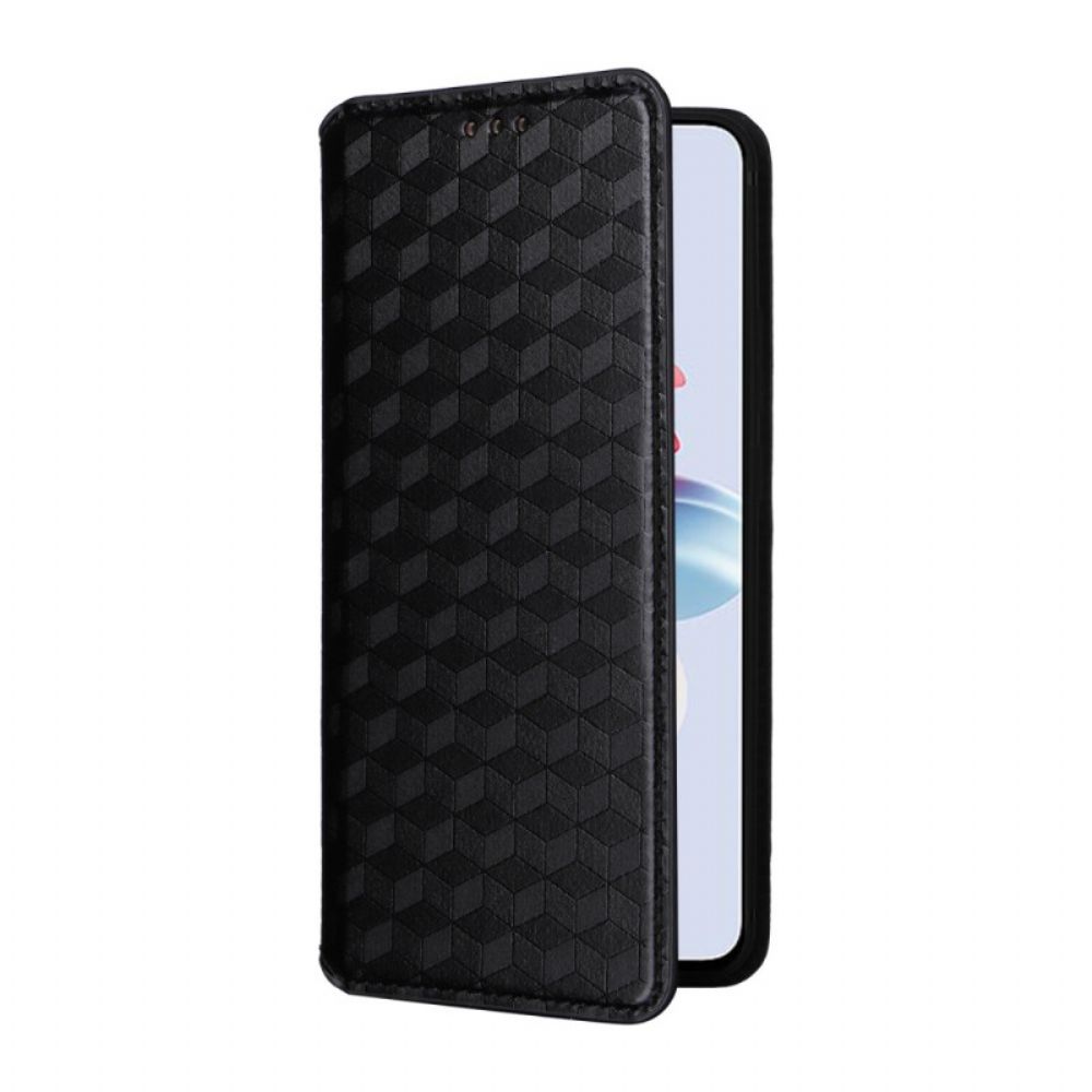 Flip Case Oppo Reno 11f 5g Handyhülle Rautenmuster