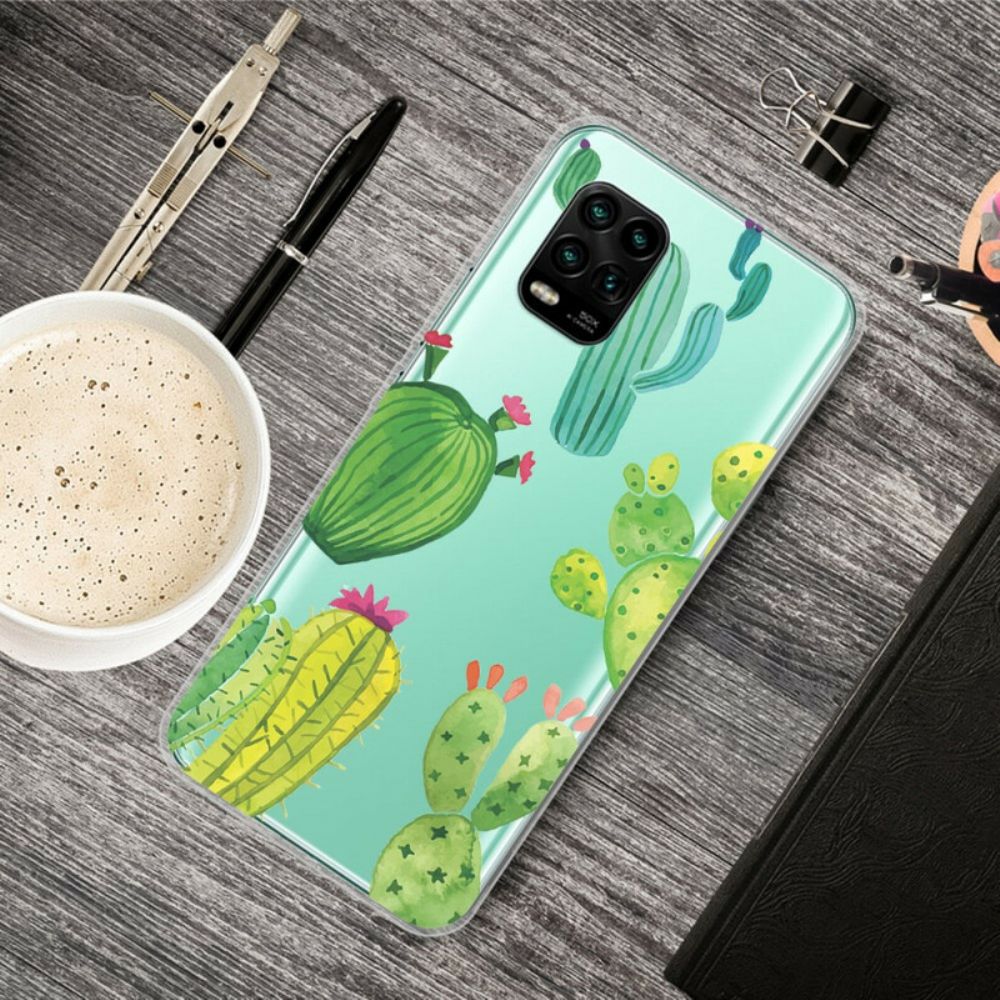 Handyhülle Für Xiaomi Mi 10 Lite Kaktus Aquarell