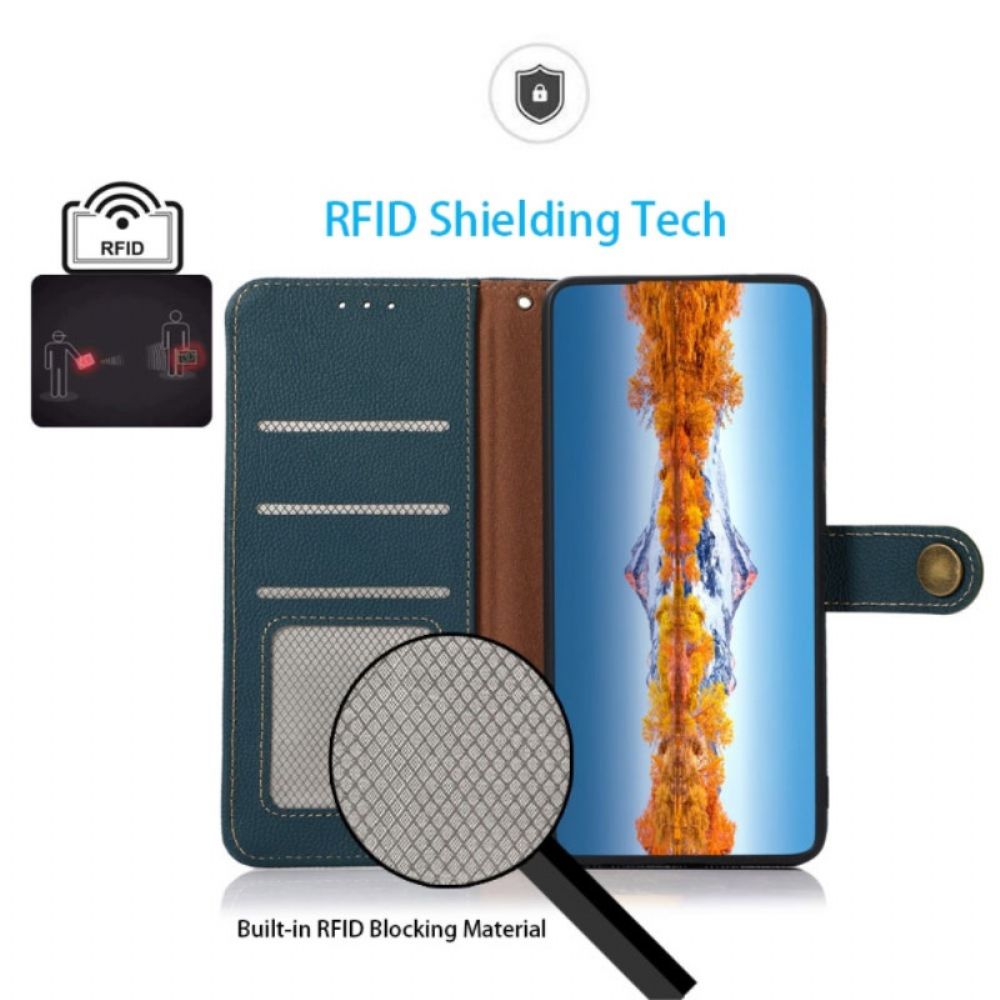 Lederhüllen Für iPhone 14 Plus Khazneh-rfid-armband