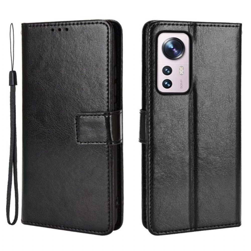 Flip Case Für Xiaomi 12 / 12X Auffälliges Kunstleder