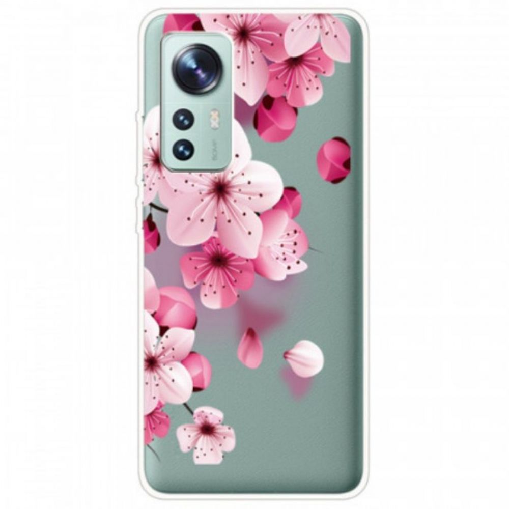 Handyhülle Für Xiaomi 12 / 12X Kleine Rosa Blumen