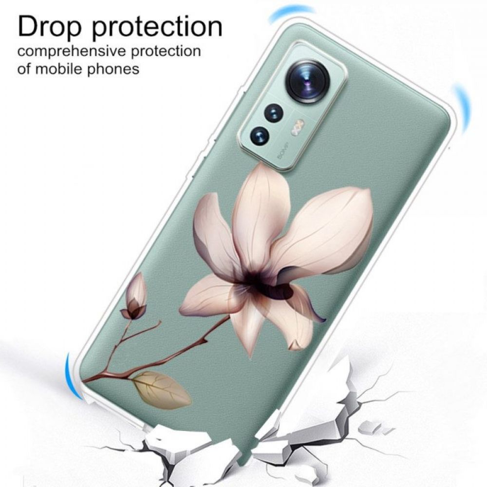 Hülle Für Xiaomi 12 / 12X Transparente Eine Blume