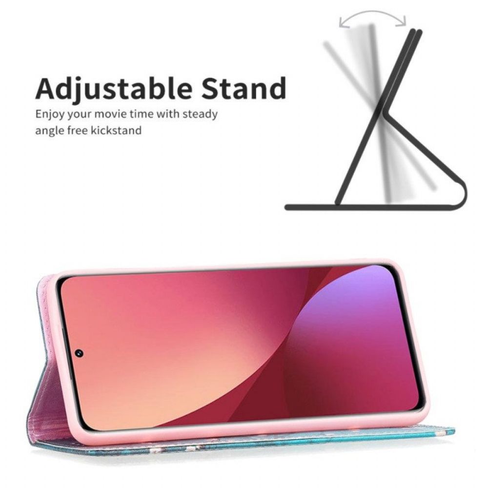 Schutzhülle Für Xiaomi 12 / 12X Flip Case Blühende Zweige