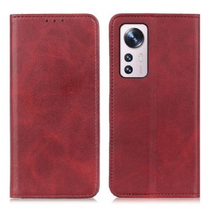 Schutzhülle Für Xiaomi 12 / 12X Flip Case Elegantes Spaltleder