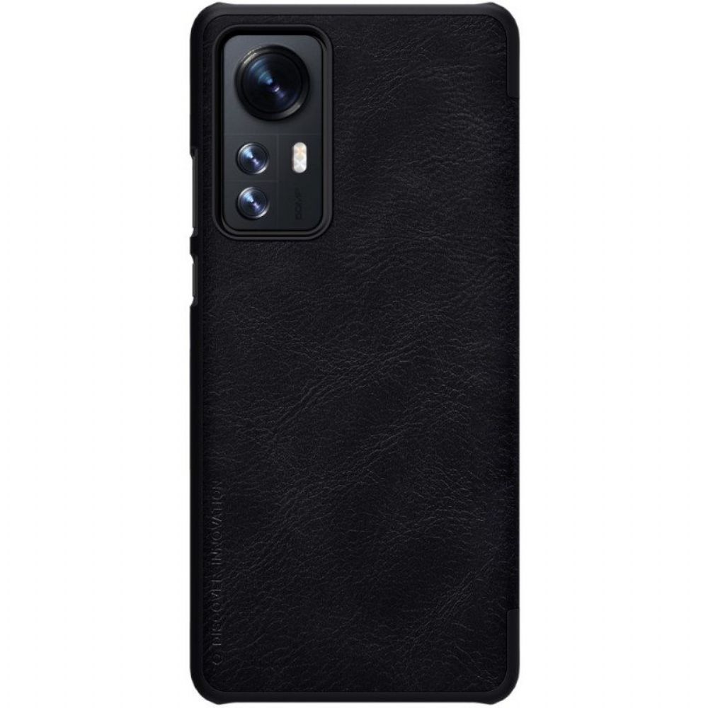 Schutzhülle Für Xiaomi 12 / 12X Flip Case Nillkin Qin-serie