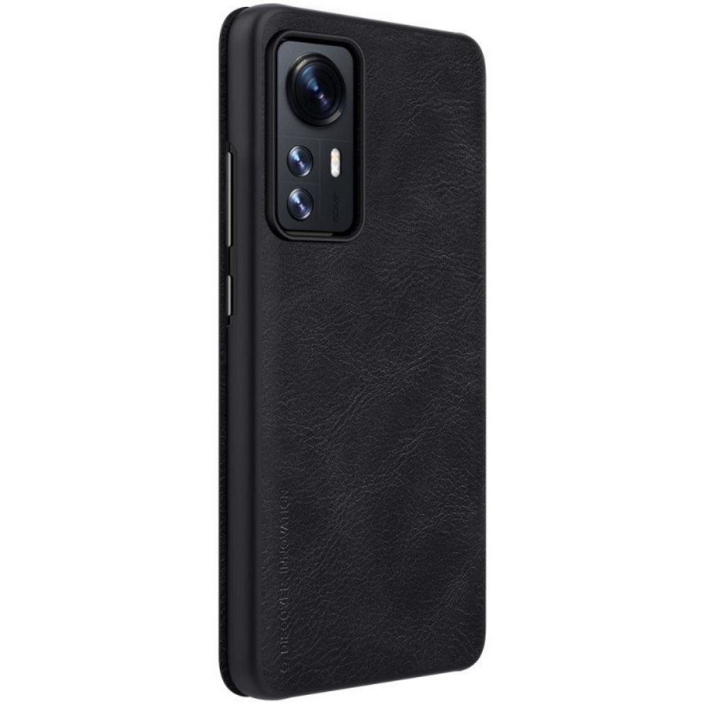 Schutzhülle Für Xiaomi 12 / 12X Flip Case Nillkin Qin-serie