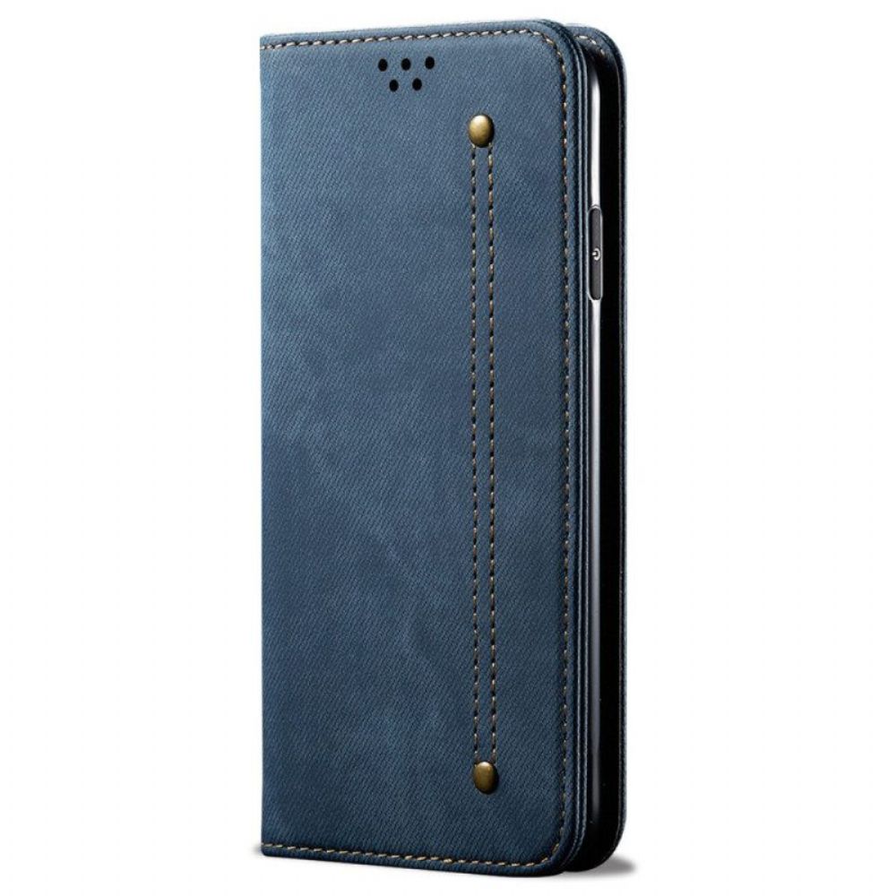 Schutzhülle Für Honor 90 Pro Flip Case Jeansstoff