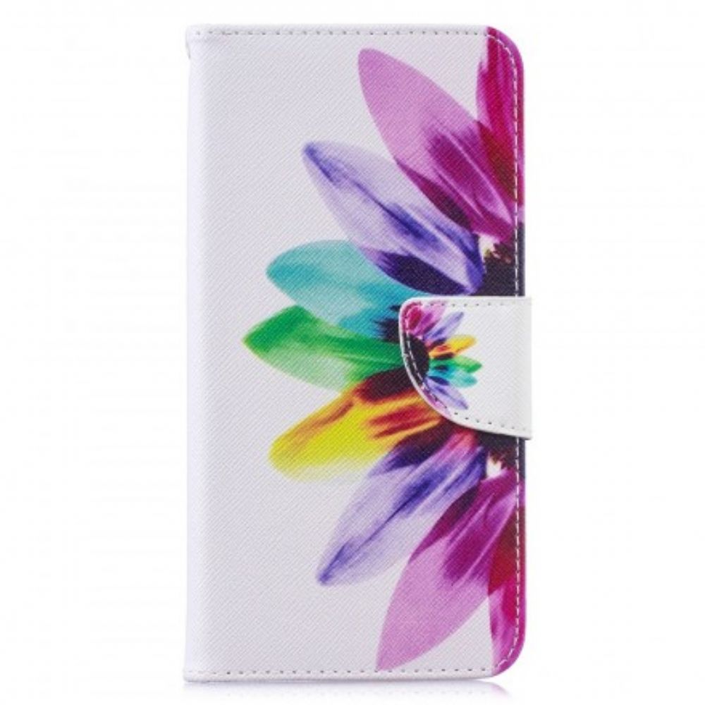 Flip Case Für Huawei Y7 2024 Aquarell Blume