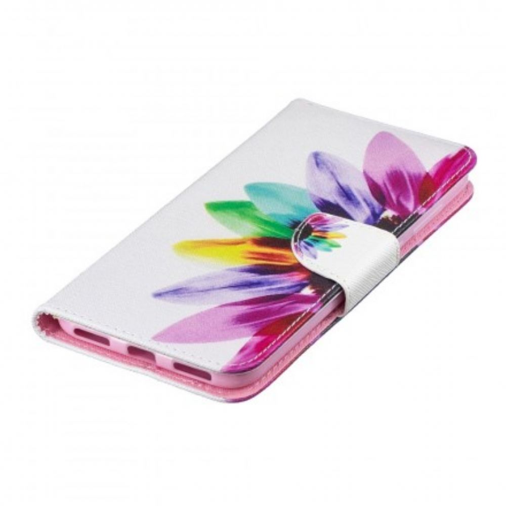 Flip Case Für Huawei Y7 2024 Aquarell Blume