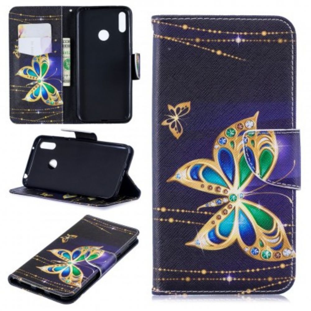 Flip Case Für Huawei Y7 2024 Magischer Schmetterling