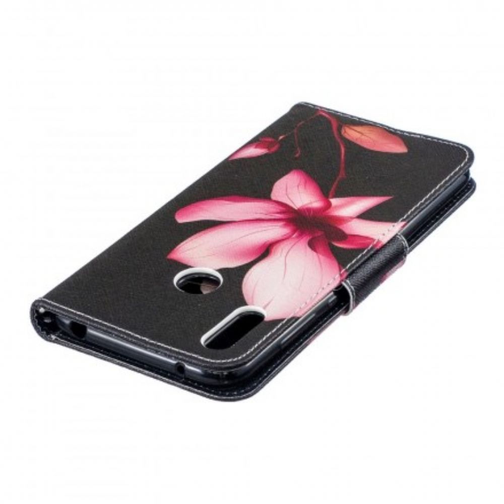 Flip Case Für Huawei Y7 2024 Rosa Blume