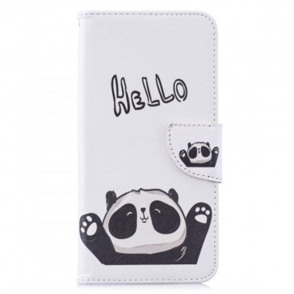 Lederhüllen Für Huawei Y7 2024 Hallo Panda