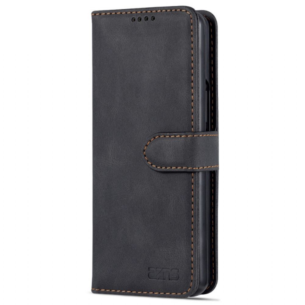 Flip Case Für Samsung Galaxy Z Fold 3 5G Azns-lederstil