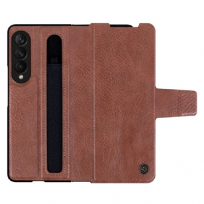 Flip Case Für Samsung Galaxy Z Fold 3 5G Kunstleder Nillkin