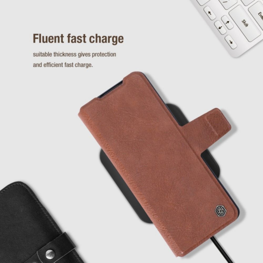 Flip Case Für Samsung Galaxy Z Fold 3 5G Kunstleder Nillkin