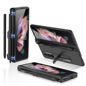 Handyhülle Für Samsung Galaxy Z Fold 3 5G Kunststoffständer Und Stifthalter Gkk