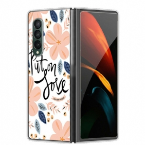 Handyhülle Für Samsung Galaxy Z Fold 3 5G Liebe Anziehen