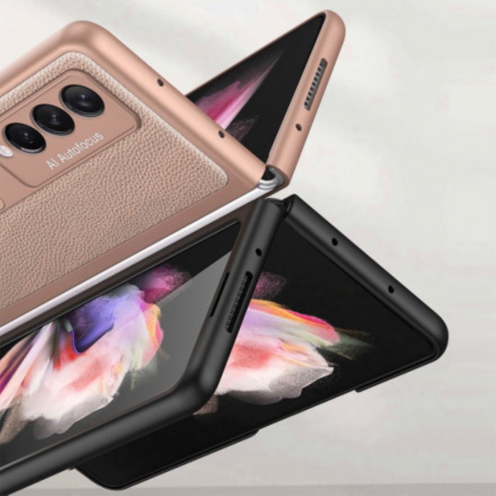 Handyhülle Für Samsung Galaxy Z Fold 3 5G Litschilederrücken Gkk