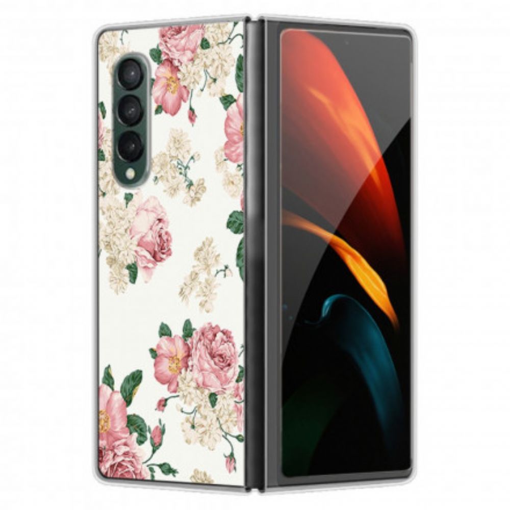 Hülle Für Samsung Galaxy Z Fold 3 5G Freiheitsblumen