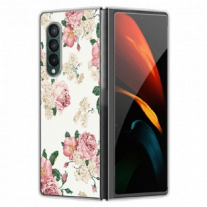 Hülle Für Samsung Galaxy Z Fold 3 5G Freiheitsblumen