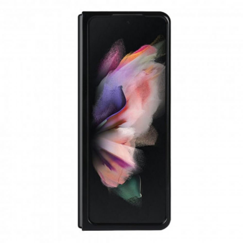 Hülle Für Samsung Galaxy Z Fold 3 5G Litschi-lederrücken