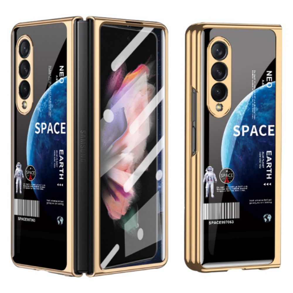 Hülle Für Samsung Galaxy Z Fold 3 5G Mit Space Displayschutzfolie