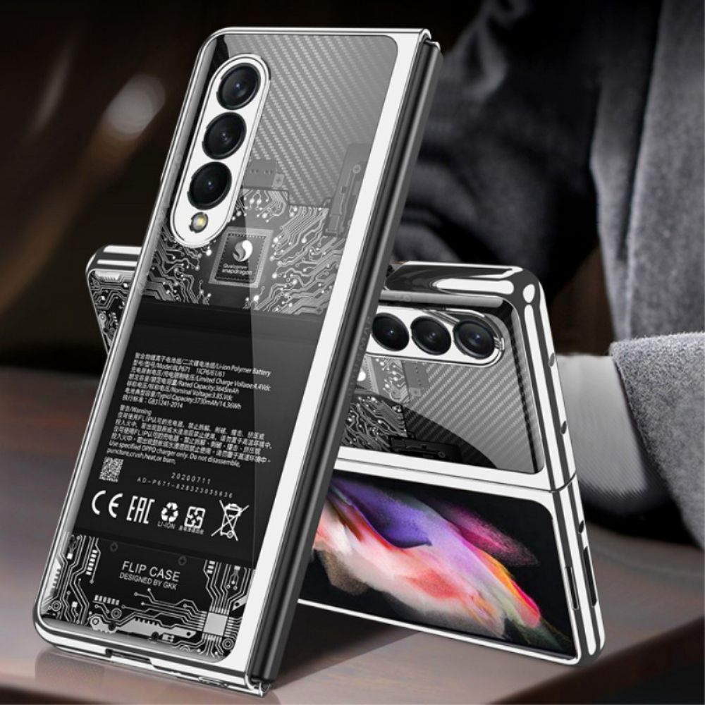 Hülle Für Samsung Galaxy Z Fold 3 5G Tempered Glass Mechanik Gkk