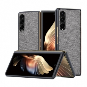 Hülle Für Samsung Galaxy Z Fold 3 5G Texturierter Ledereffekt