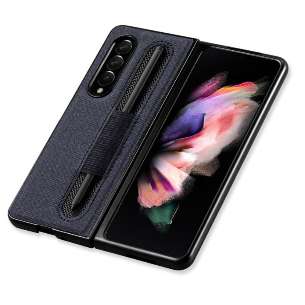 Hülle Für Samsung Galaxy Z Fold 3 5G Texturstoff