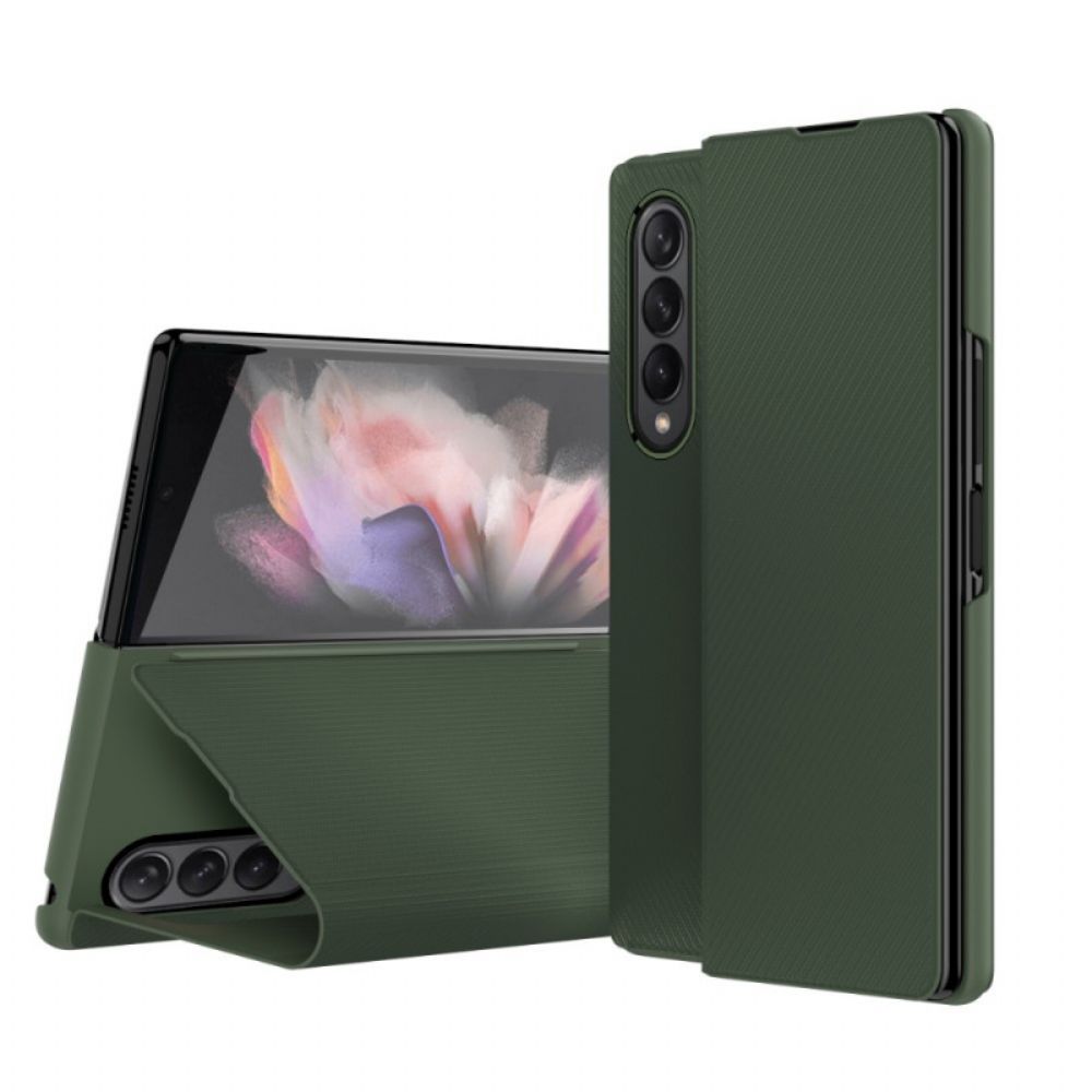 Schutzhülle Für Samsung Galaxy Z Fold 3 5G Flip Case Gestylte Karbonfaser