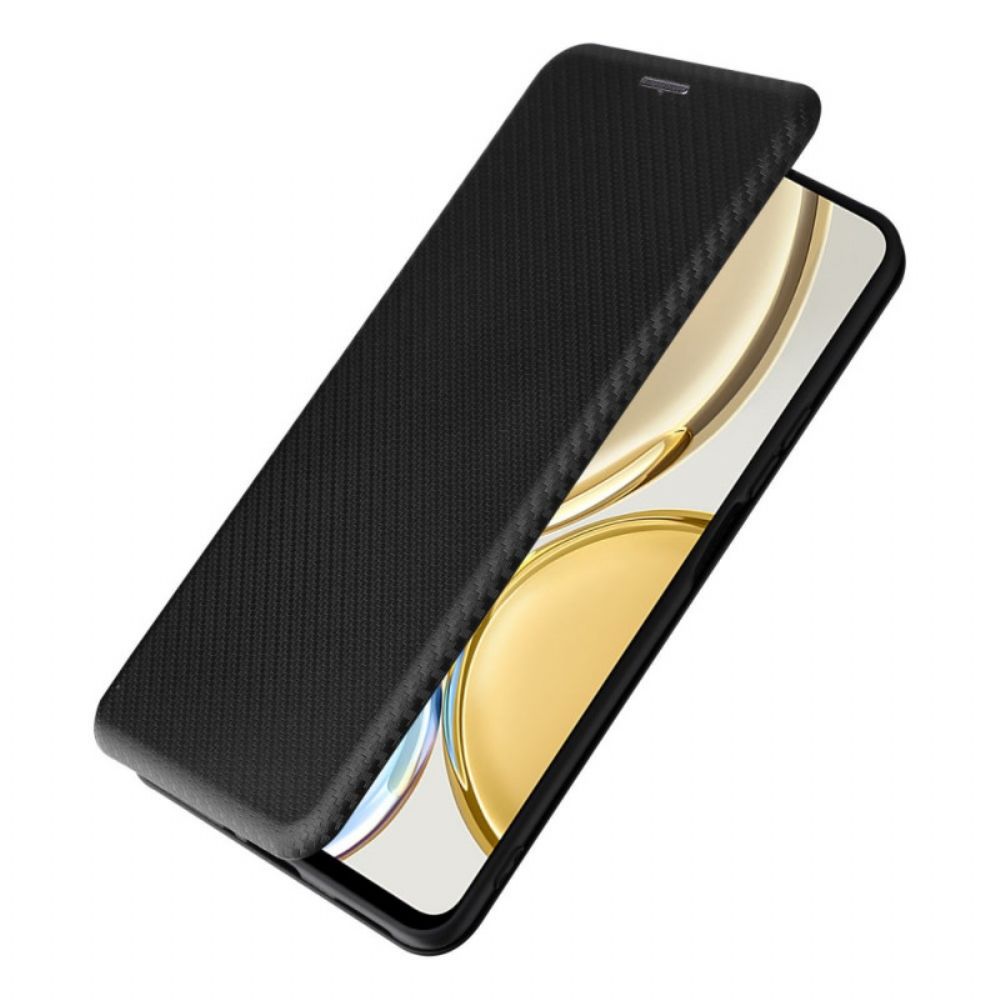 Schutzhülle Für Honor Magic 4 Lite 5G Flip Case Farbige Karbonfaser