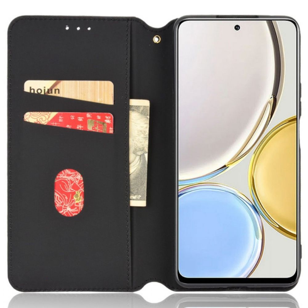 Schutzhülle Für Honor Magic 4 Lite 5G Flip Case Ledereffekt Mit 3d-textur