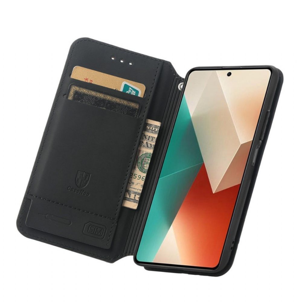 Flip Case Xiaomi Redmi Note 13 4g Handyhülle Geldbörse Mit Rfid-blockierung Caseneo