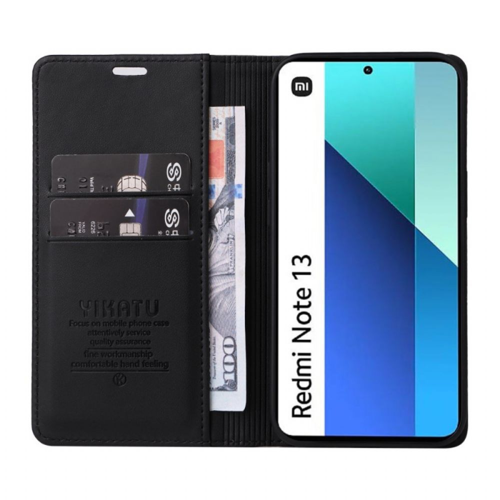 Flip Case Xiaomi Redmi Note 13 4g Handyhülle Kunstlederyikatu