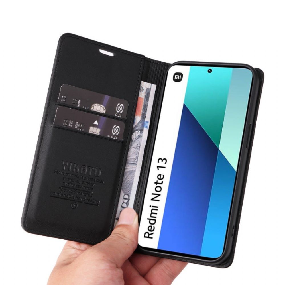 Flip Case Xiaomi Redmi Note 13 4g Handyhülle Kunstlederyikatu