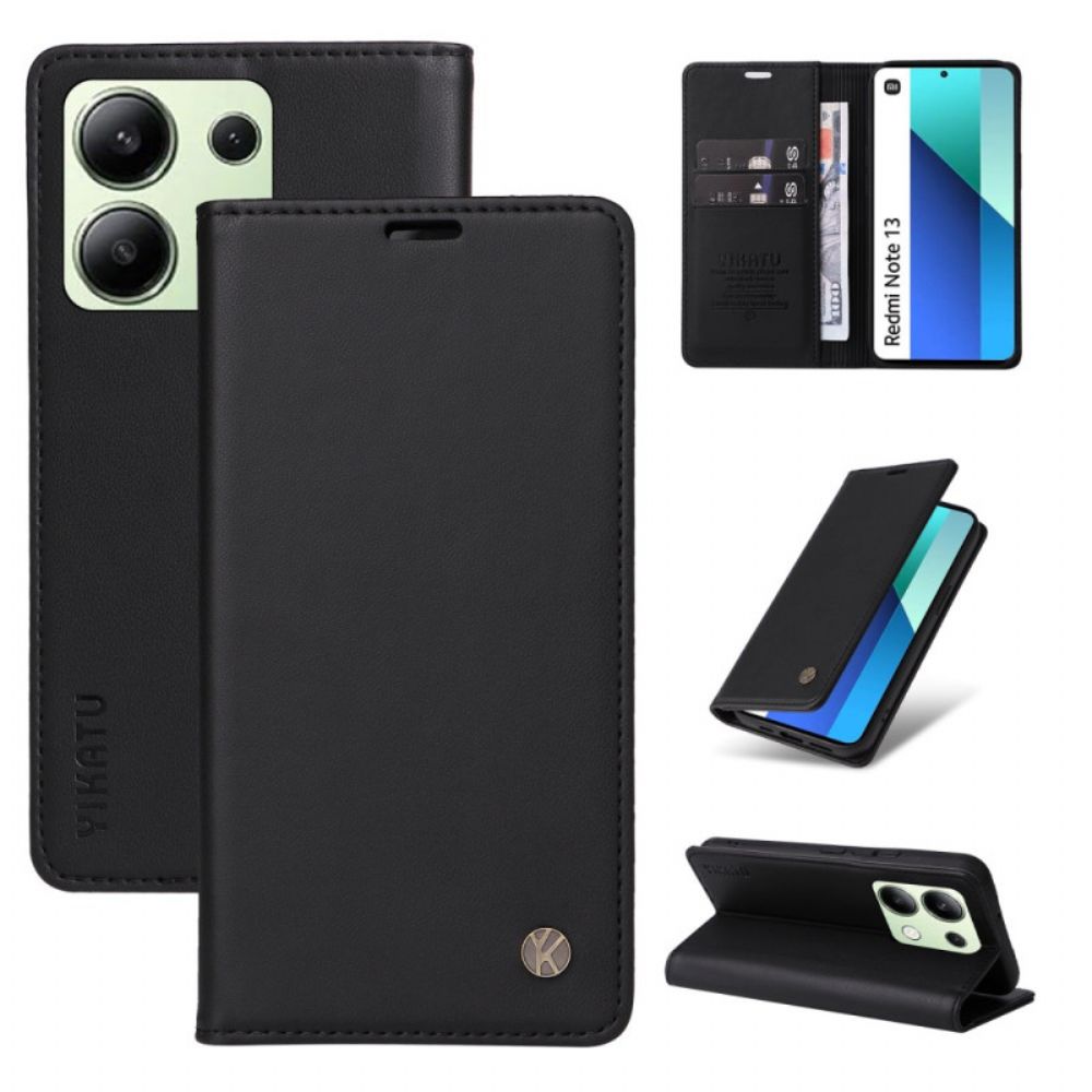 Flip Case Xiaomi Redmi Note 13 4g Handyhülle Kunstlederyikatu