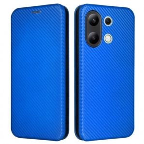 Flip Case Xiaomi Redmi Note 13 4g Kohlefaser