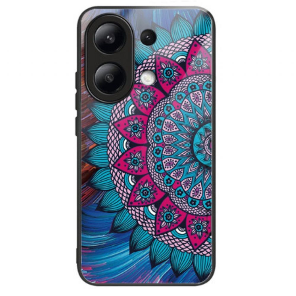 Hülle Für Xiaomi Redmi Note 13 4g Mandala-gehärtetes Glas