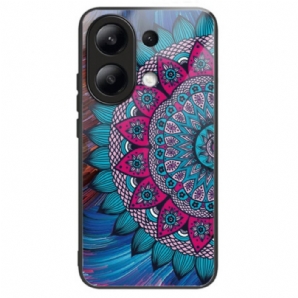 Hülle Für Xiaomi Redmi Note 13 4g Mandala-gehärtetes Glas