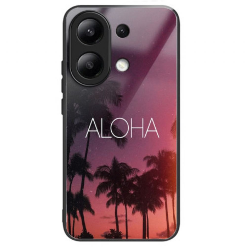 Hülle Xiaomi Redmi Note 13 4g Aloha Gehärtetes Glas