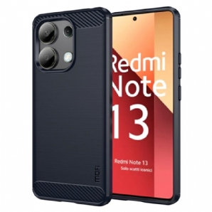 Hülle Xiaomi Redmi Note 13 4g Handyhülle Mofi Gebürstete Kohlefaser