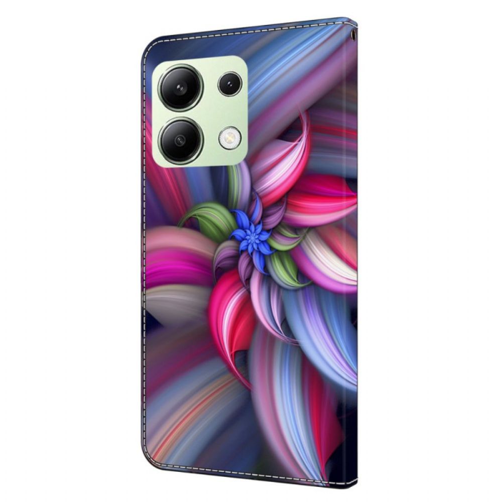 Lederhüllen Für Xiaomi Redmi Note 13 4g Bunte Blumen